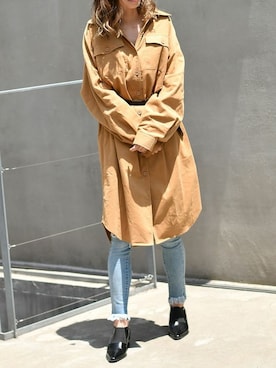 「DELYLE（デイライル）のアイテム」を使った、Delyle NOIR STAFFさん（レディース・160cm）の秋コーディネート