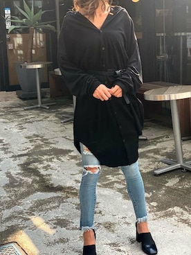 「DELYLE（デイライル）のアイテム」を使った、Delyle NOIR STAFFさん（レディース・160cm）の秋コーディネート