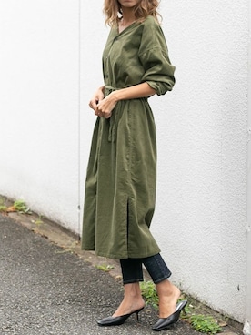 「DELYLE（デイライル）のアイテム」を使った、Delyle NOIR STAFFさん（レディース・160cm）の秋コーディネート