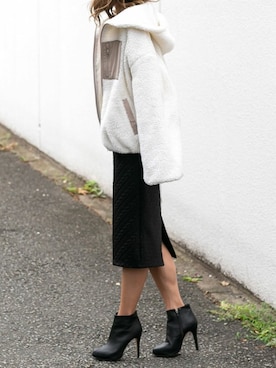 「DELYLE（デイライル）のアイテム」を使った、Delyle NOIR STAFFさん（レディース・160cm）の秋コーディネート