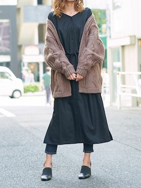 Delyle NOIR STAFFさん（レディース・160cm）の秋コーディネート