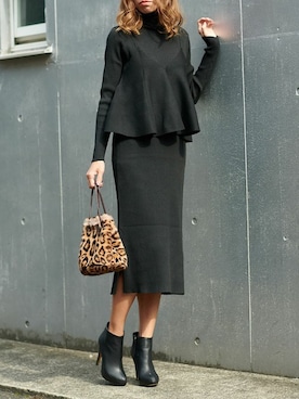 Delyle NOIR STAFFさん(レディース・160cm)の秋コーディネート