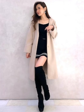 「DelyleNOIR」｜Delyle NOIR STAFFさん（レディース・160cm）の冬コーディネート