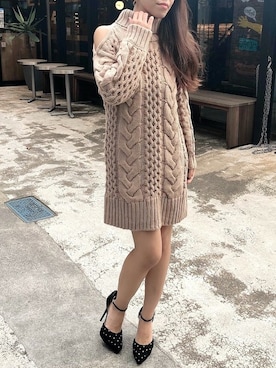 Delyle NOIR STAFFさん（レディース・160cm）の冬コーディネート