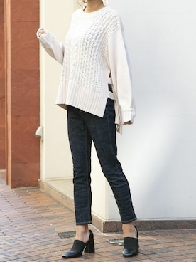 Delyle NOIR STAFFさん（レディース・160cm）の冬コーディネート