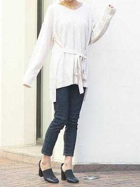 Delyle NOIR STAFFさん（レディース・160cm）の冬コーディネート