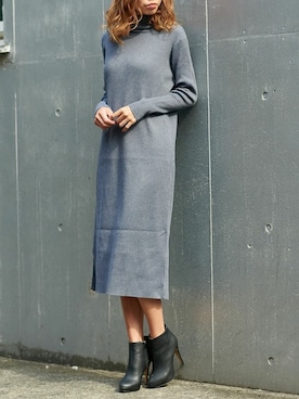 Delyle NOIR STAFFさん(レディース・160cm)の冬コーディネート