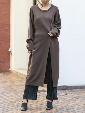 Delyle NOIR STAFFさん（レディース・160cm）の冬コーディネート