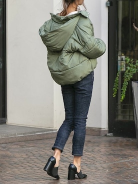 「DELYLE（デイライル）のアイテム」を使った、Delyle NOIR STAFFさん（レディース・160cm）の冬コーディネート