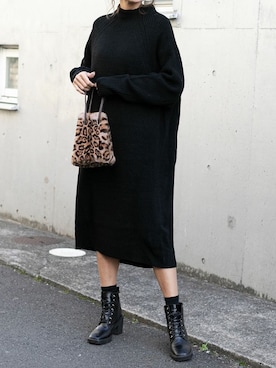 Delyle NOIR STAFFさん（レディース・160cm）の冬コーディネート