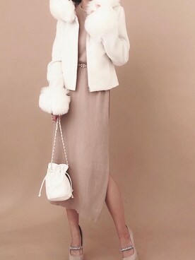 Delyle NOIR STAFFさん（レディース・160cm）の冬コーディネート