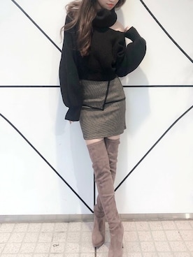 Delyle NOIR STAFFさん（レディース・160cm）の冬コーディネート