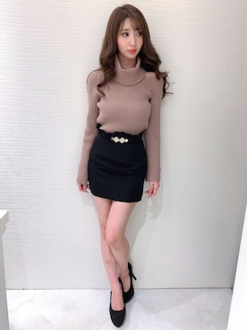 Delyle NOIR STAFFさん（レディース・160cm）の冬コーディネート