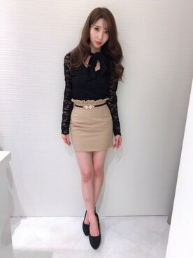 Delyle NOIR STAFFさん（レディース・160cm）の冬コーディネート