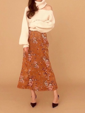 「DELYLE（デイライル）のアイテム」を使った、Delyle NOIR STAFFさん（レディース・160cm）の冬コーディネート