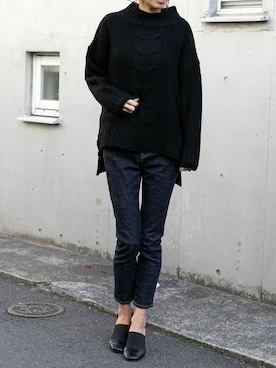 Delyle NOIR STAFFさん（レディース・160cm）の冬コーディネート