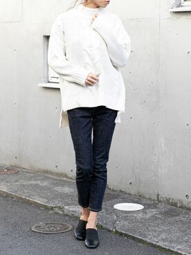 Delyle NOIR STAFFさん（レディース・160cm）の冬コーディネート