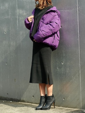 「DELYLE（デイライル）のアイテム」を使った、Delyle NOIR STAFFさん（レディース・160cm）の冬コーディネート