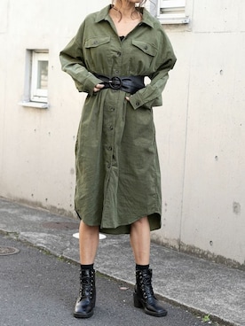 Delyle NOIR STAFFさん（レディース・160cm）の冬コーディネート