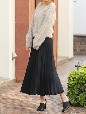 Delyle NOIR STAFFさん（レディース・160cm）の冬コーディネート