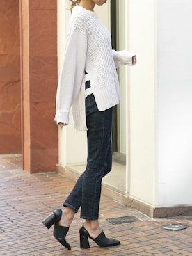 Delyle NOIR STAFFさん（レディース・160cm）の冬コーディネート