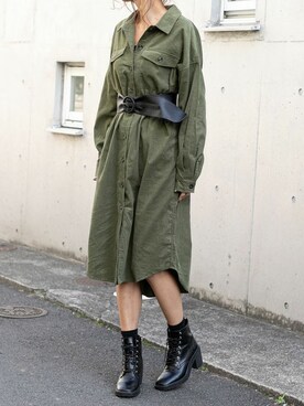 Delyle NOIR STAFFさん（レディース・160cm）の冬コーディネート