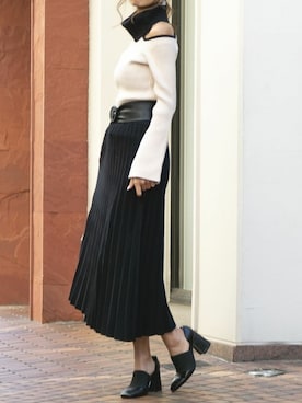 Delyle NOIR STAFFさん（レディース・160cm）の冬コーディネート