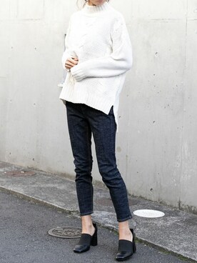 Delyle NOIR STAFFさん（レディース・160cm）の冬コーディネート