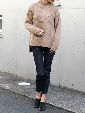 Delyle NOIR STAFFさん（レディース・160cm）の冬コーディネート