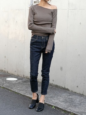 Delyle NOIR STAFFさん（レディース・160cm）の冬コーディネート