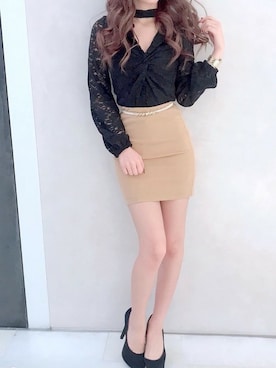 Delyle NOIR STAFFさん（レディース・160cm）の冬コーディネート