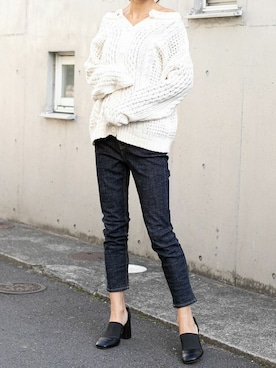 Delyle NOIR STAFFさん（レディース・160cm）の冬コーディネート