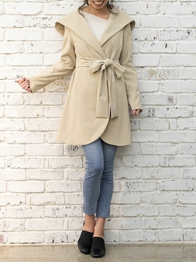 Delyle NOIR STAFFさん（レディース・160cm）の冬コーディネート