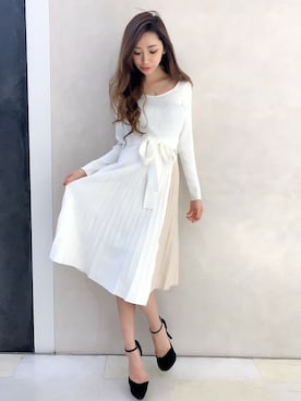 Delyle NOIR STAFFさん（レディース・160cm）の冬コーディネート