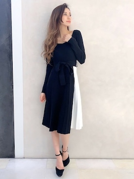 Delyle NOIR STAFFさん（レディース・160cm）の冬コーディネート