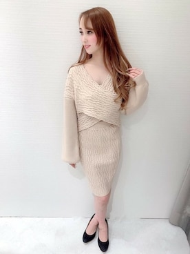 Delyle NOIR STAFFさん（レディース・160cm）の冬コーディネート