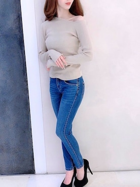 「DelyleNOIR」｜Delyle NOIR STAFFさん（レディース・160cm）の冬コーディネート