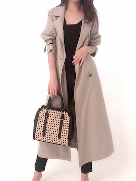 「DELYLE（デイライル）のアイテム」を使った、Delyle NOIR STAFFさん（レディース・160cm）の春コーディネート