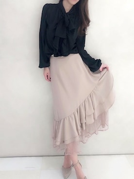 Delyle NOIR STAFFさん（レディース・160cm）の春コーディネート