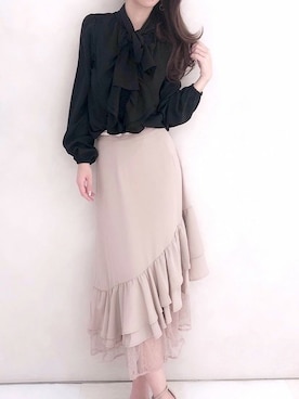 Delyle NOIR STAFFさん（レディース・160cm）の春コーディネート