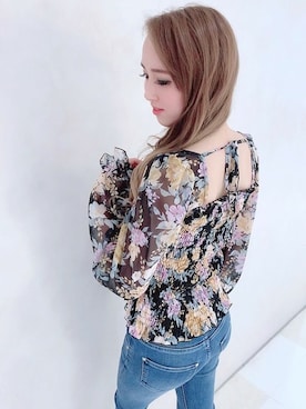 「シャーリング」｜Delyle NOIR STAFFさん（レディース・160cm）の春コーディネート