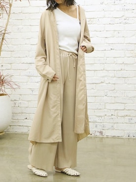 「DELYLE（デイライル）のアイテム」を使った、Delyle NOIR STAFFさん（レディース・160cm）の春コーディネート