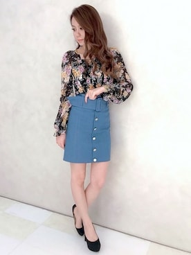 Delyle NOIR STAFFさん(レディース・160cm)の春コーディネート