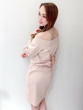 「スウェットワンピース」｜Delyle NOIR STAFFさん（レディース・160cm）の春コーディネート