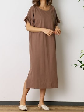 「春ワンピ」｜Delyle NOIR STAFFさん（レディース・160cm）の春コーディネート