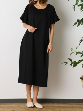 「Tシャツワンピ」｜Delyle NOIR STAFFさん（レディース・160cm）の春コーディネート