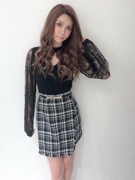 「ラップスカート」｜Delyle NOIR STAFFさん（レディース・160cm）の春コーディネート