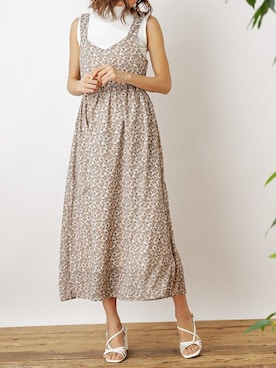 「春ワンピ」｜Delyle NOIR STAFFさん（レディース・160cm）の春コーディネート