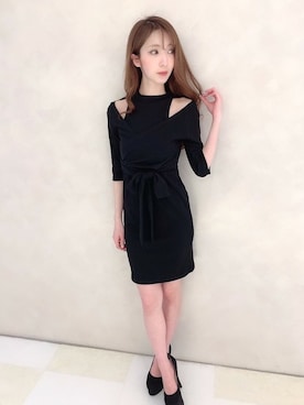 「春ワンピ」｜Delyle NOIR STAFFさん（レディース・160cm）の春コーディネート