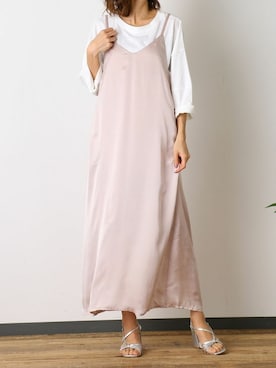 「アイテム（チュニック）」を使った、Delyle NOIR STAFFさん（レディース・160cm）の春コーディネート